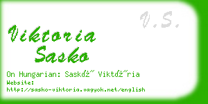 viktoria sasko business card